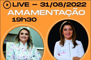 Convite: Live sobre amamentação