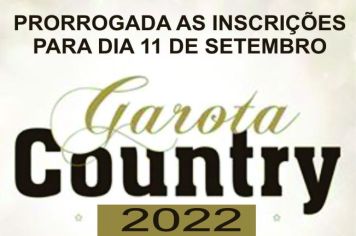 Prorrogada as inscrições para Rainha, Princesa e Garota Country da 13ª Expo Mandaguaçu 2022