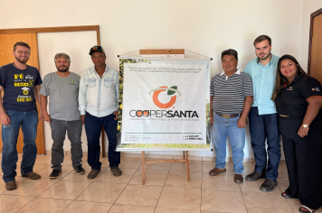 Visita técnica a Coopersanta foca a diversificação no campo para gerar renda