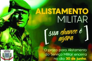 Alistamento militar vai até 30 de junho