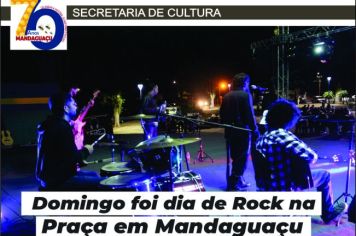 Domingo foi dia de Rock na Praça em Mandaguaçu 