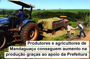 Agricultores de Mandaguaçu conseguem aumento na produção graças ao apoio da Prefeitura 