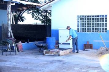 Departamento de Obras faz reparos na Escola Municipal Gilson Belani