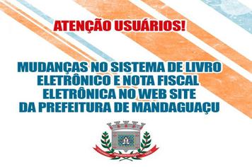 Atenção usuários do Livro Eletrônico