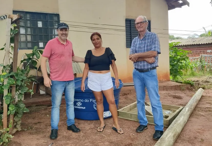 Prefeitura entrega caixas d´água do programa ‘Nossa Gente’