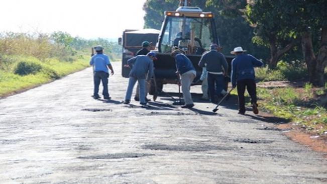 Recapeamento da estrada de Pulinópolis