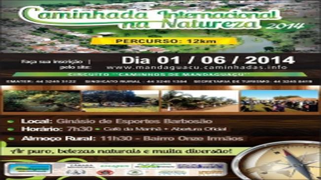 Adiada a Caminhada Internacional na Natureza 2014 em Mandaguaçu