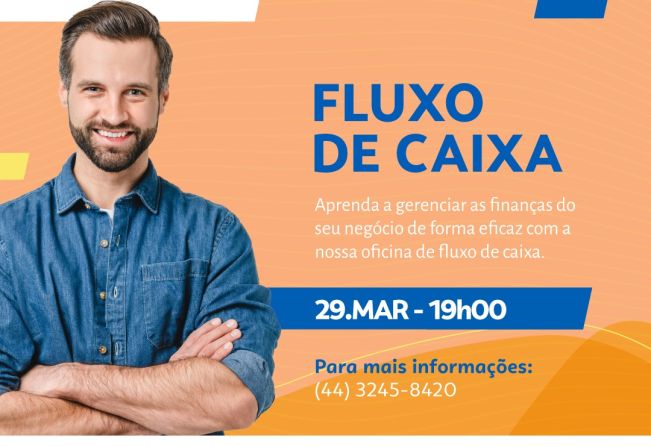 É HOJE A Oficina FLUXO DE CAIXA